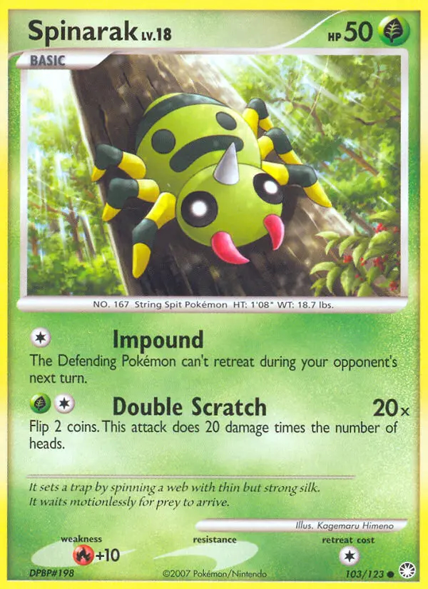 Image of the card Spinarak