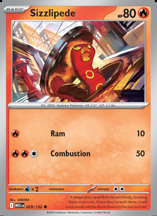 Image of the card Sizzlipede