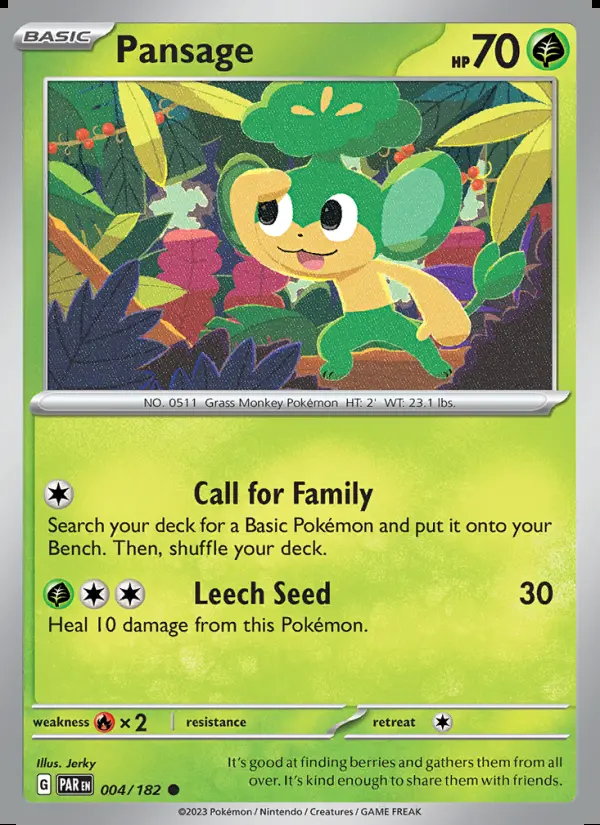 Image of the card Pansage
