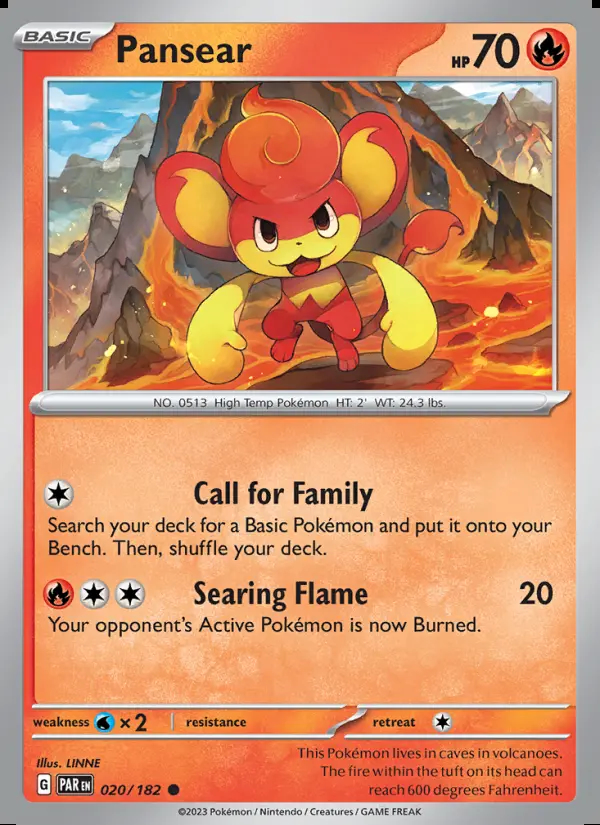 Image of the card Pansear