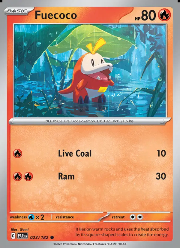 Image of the card Fuecoco
