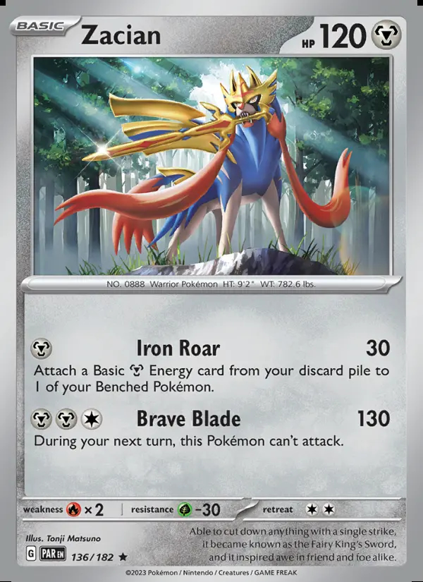 Image of the card Zacian
