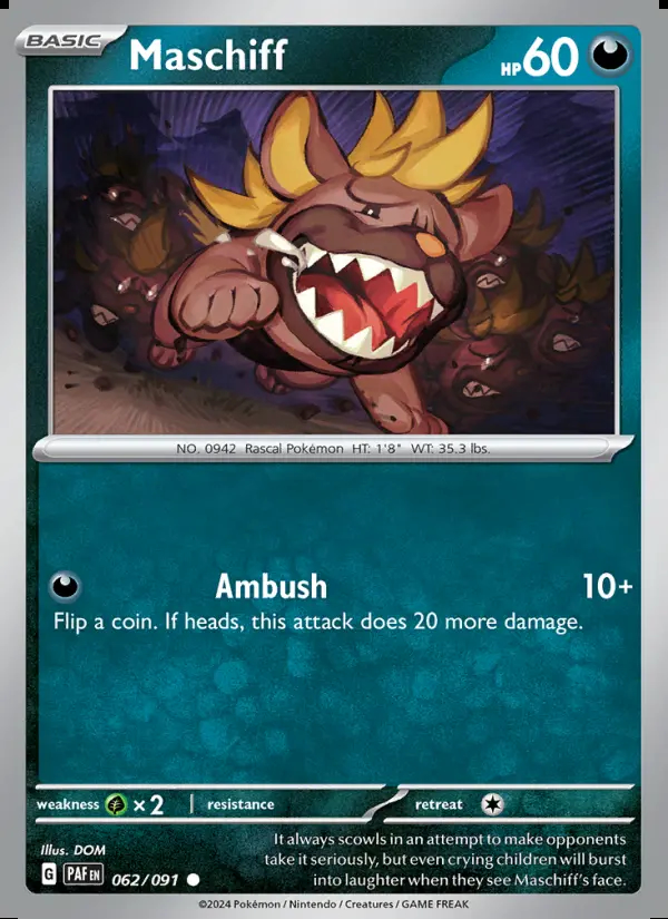 Image of the card Maschiff