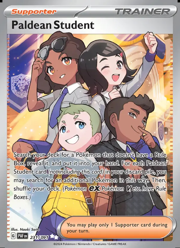 Image of the card Paldean Student