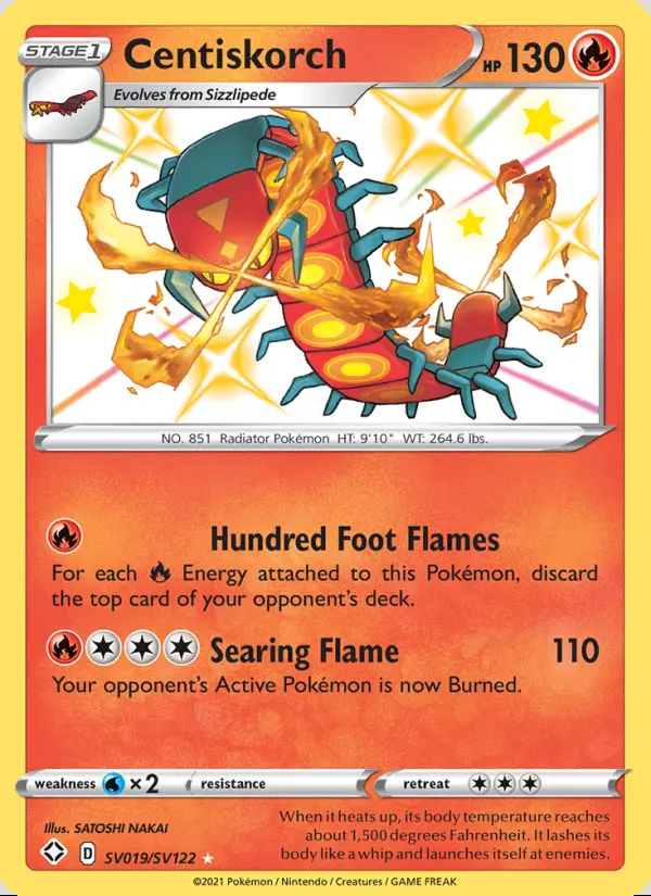 Image of the card Centiskorch