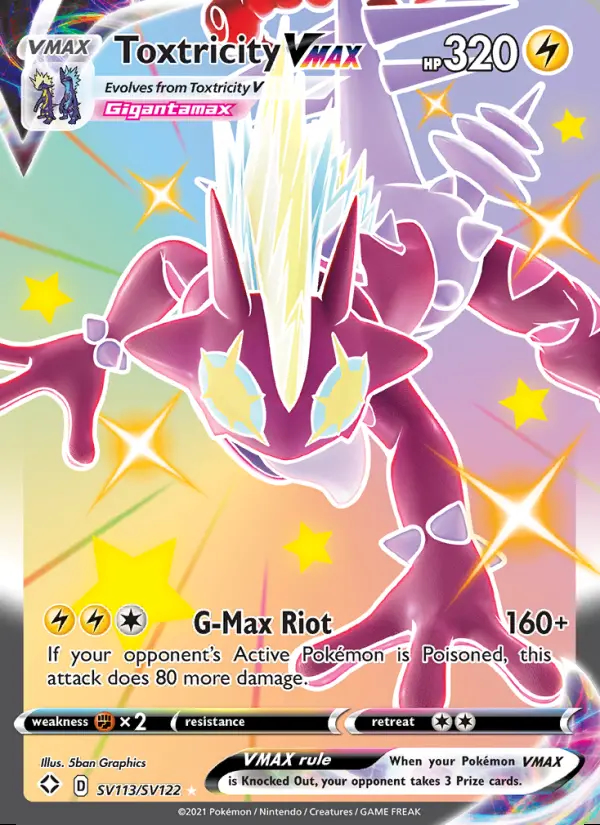Image of the card Toxtricity VMAX