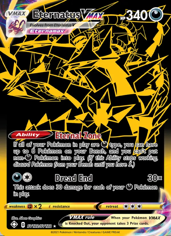 Image of the card Eternatus VMAX