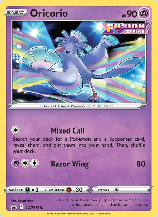 Image of the card Oricorio