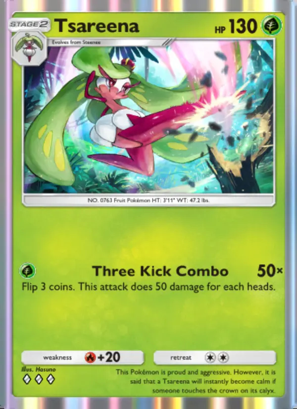 Image of the card Tsareena