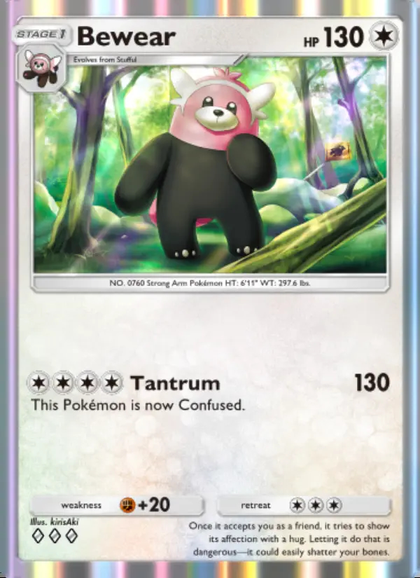 Image of the card Bewear