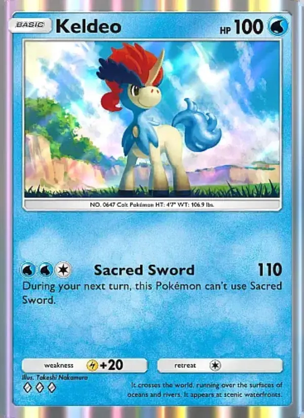 Image of the card Keldeo