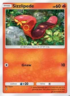 Image of the card Sizzlipede